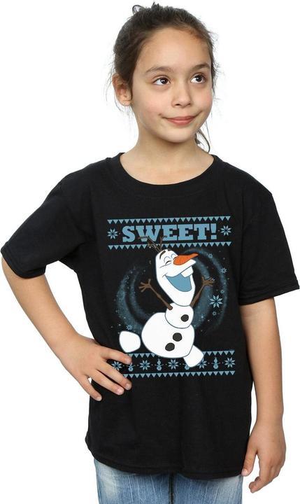 Immagine prodotto Disney Frozen Olaf Sweet Christmas Maglietta Ragazze (152, 158)