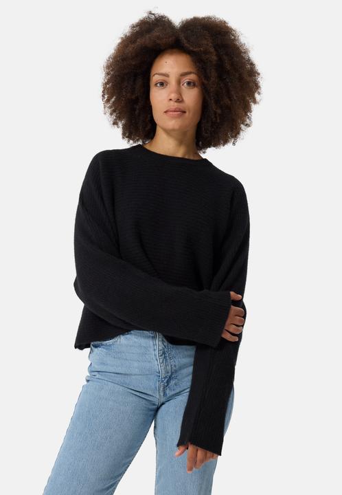 Cash-Mere Wolle Kaschmir Rundhals Pullover