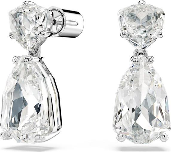 Actual product image Swarovski Mesmera Drop Earrings Various Cuts White (Metal)