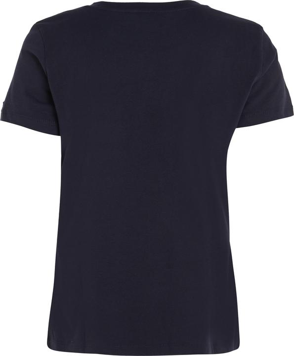 Immagine prodotto Tommy Hilfiger Maglietta girocollo Heritage Hilfiger C-Nk Reg Tee Donna, Blu (Desert Sky) (XS)