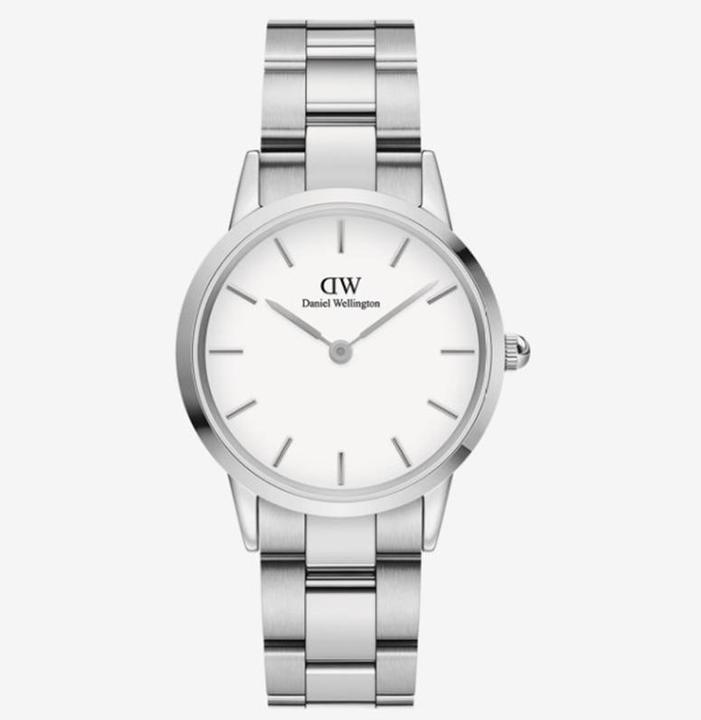 Actual product image Daniel Wellington Iconic Link White Silver (32 mm) (Analogue wristwatch, 32 mm)