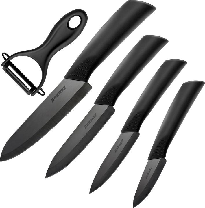 Immagine prodotto Ankway Set di coltelli in ceramica con pelapatate (16.30 cm)