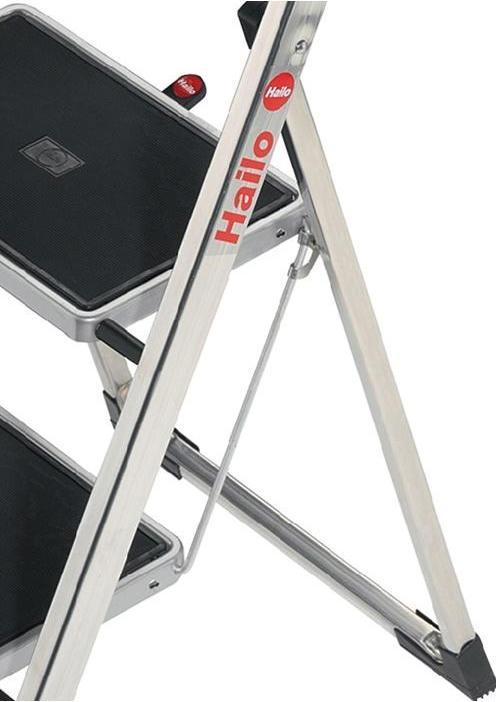 Immagine prodotto Hailo K70 StandardLine, scaletta in alluminio, 2 gradini (Scala doppia, 83 cm)