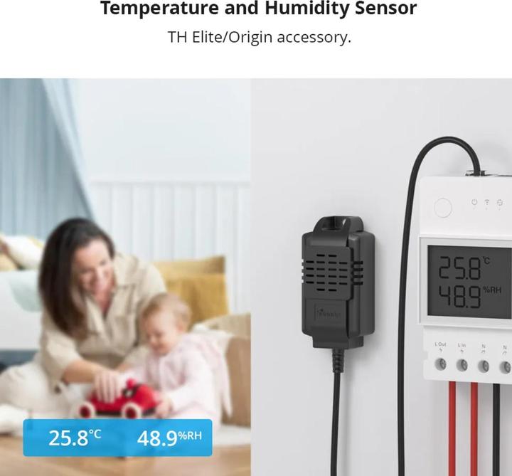 Actual product image Sonoff THS01