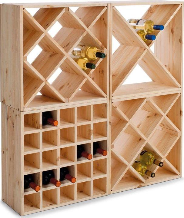 Produktbild Zeller Present Weinregal (52 x 25 x 52 cm)