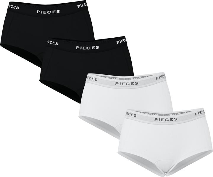 Produktbild Pieces Pclogo Lady 4 Pack Solid Noos Bc (M, 4er Pack)