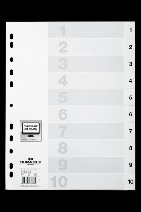 Produktbild Durable Register A4 1-10, mit Indexblatt
