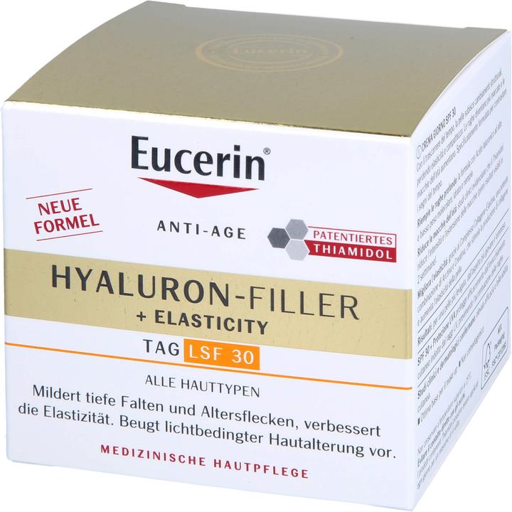 Actual product image Eucerin HYALURON-FILLER + ELASTICITY Day Care SPF 30 (50 ml, Day cream, SPF 30)