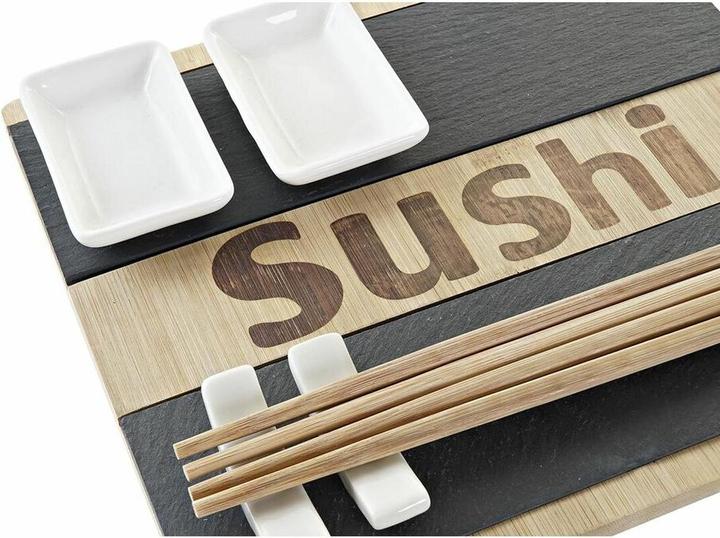Actual product image Natura Punto Sushi Board Wood and Slate (8 Piece)