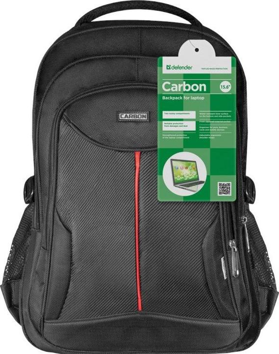 Immagine prodotto Defender Borsa per notebook in carbonio (15.6 pollici) Zaino (25 l)