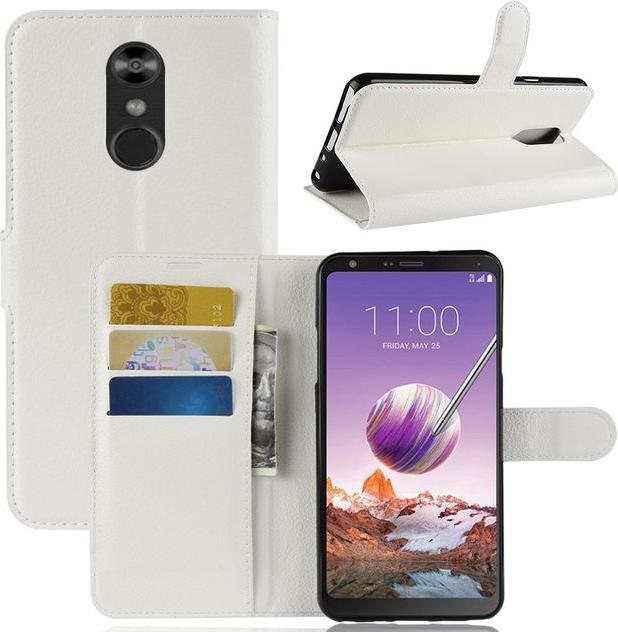 Actual product image MU Classic Litchi Leather Bookcover Series (LG Stylo 4, LG Q Stylus)