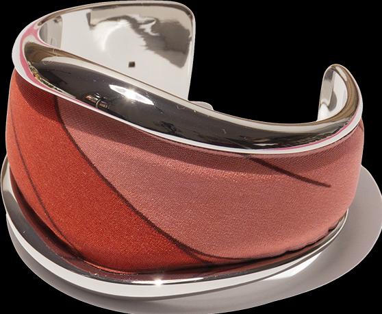 Produktbild MM33 Bangle red weaves (950 Platin)