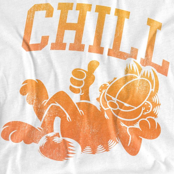 Actual product image Garfield Unisex Adult Chill Neon T-Shirt (XXL)