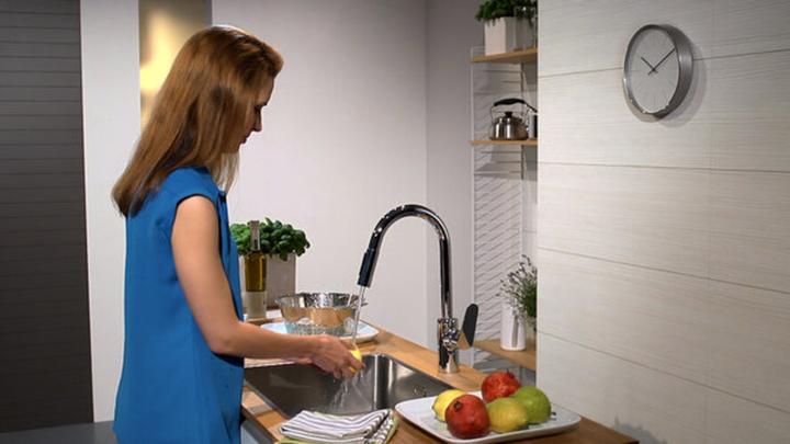 Produktbild hansgrohe Focus M41 Einhebel-Küchenarmatur 240, Ausziehbrause, 2 Strahlarten