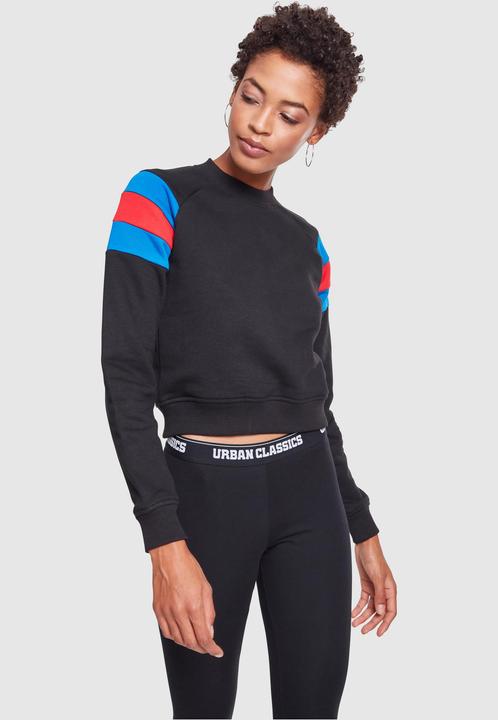 Immagine prodotto Urban Classics Girocollo con maniche a strisce da donna (L)