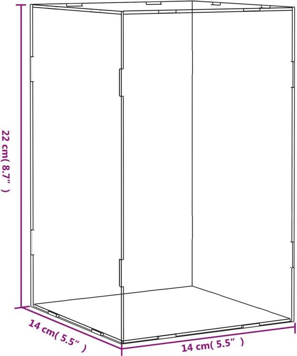 Produktbild VidaXL Jerrine (14 x 14 x 22 cm)