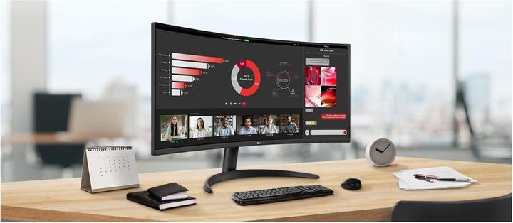 Produktbild LG 34WR50QK-B.AEU (3440 x 1440 Pixel, 34")