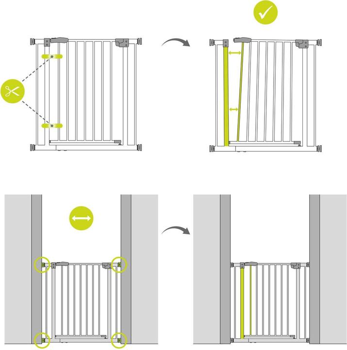 Produktbild Hauck Stop N Safe 2 inkl. 21cm Verlängerung (96 cm)