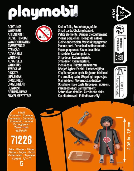 Produktbild Playmobil Itachi Akatsuki (71226, Playmobil Naruto)