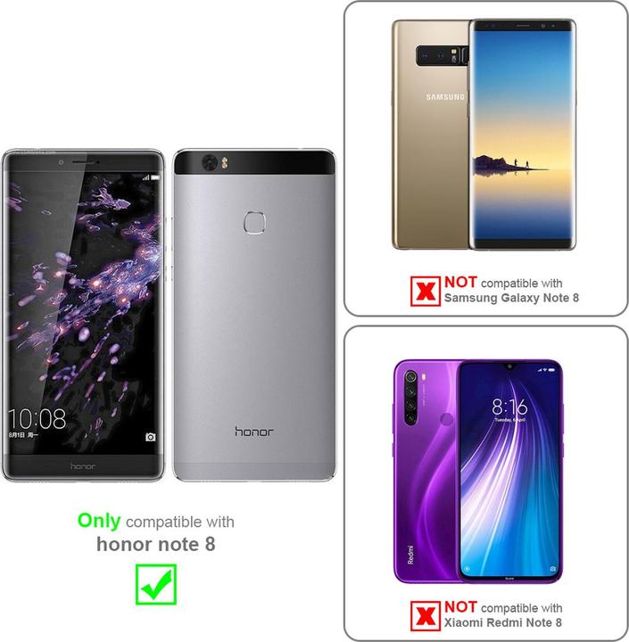Produktbild Cadorabo Vollbild Displayschutzglas (1 Stück, Honor Note 8)