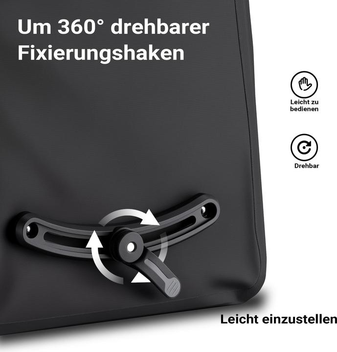 Immagine prodotto Wiltec Gepäckträgertasche (22 l, Borsa portapacchi)