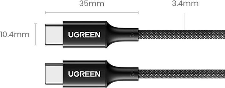 Produktbild Ugreen Cable USB-C to USB-C 15275 (1 m, USB 2.0)