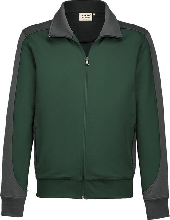 Immagine prodotto Hakro Giacca felpata Contrast Perf abete/antracite taglia L (L)