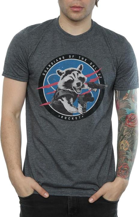 Produktbild Guardians Of The Galaxy Rocket Emblem TShirt (S)