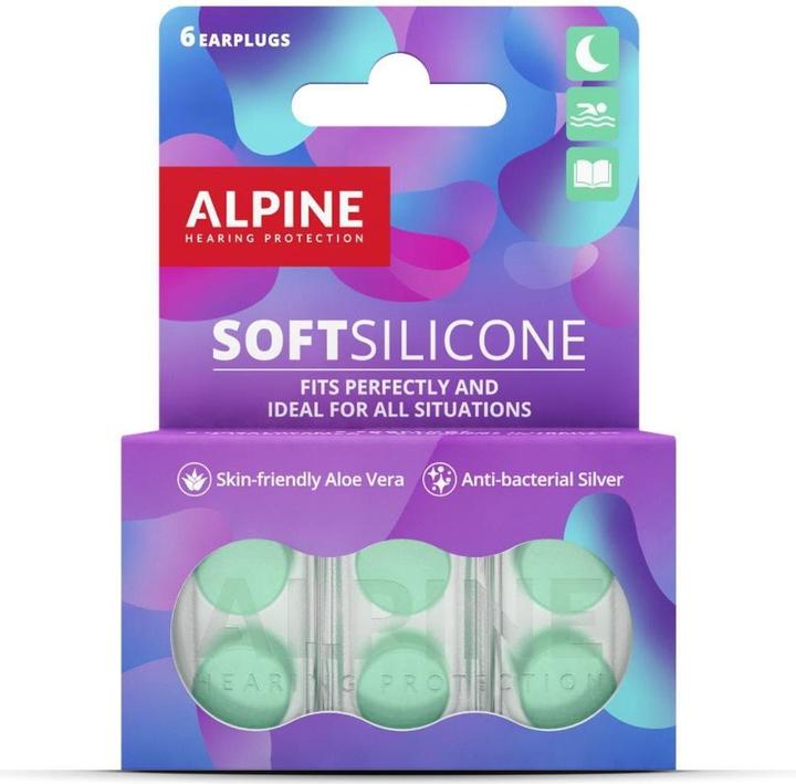Alpine Bouchons d'oreilles in silicone morbido (6 x)