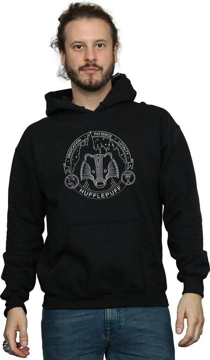 Image du produit - Sweat à capuche HUFFLEPUFF SEAL - Homme (3XL)
