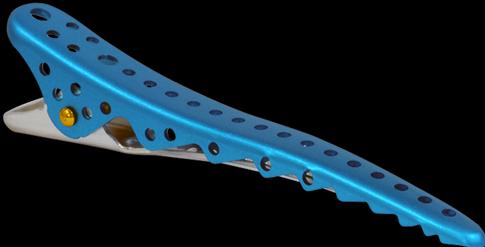 Produktbild Y.S. Park Shark Clips aquablau 2 Stk. 106 mm (2 Stk.)