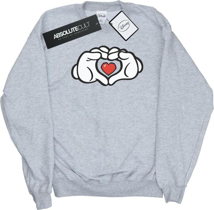 Immagine prodotto Disney Mickey Mouse Heart Hands Felpa Uomo (M)