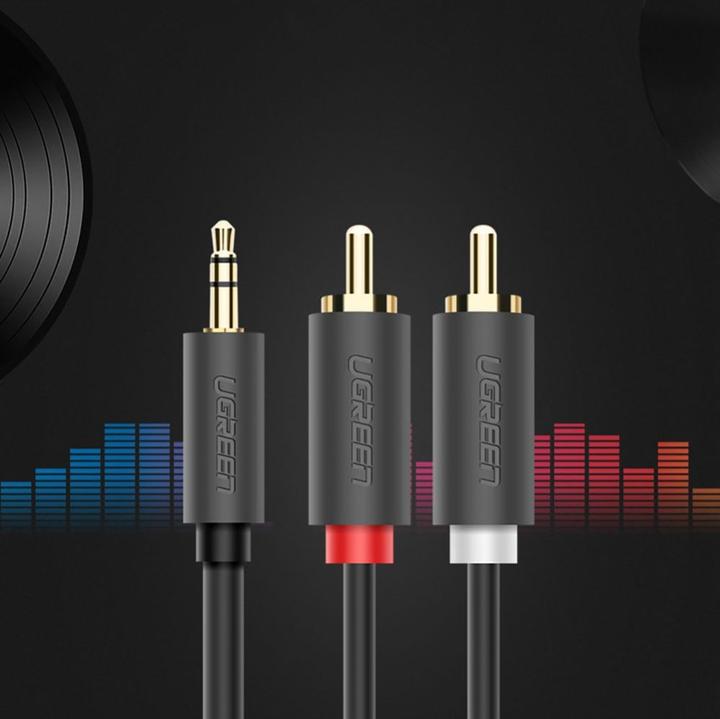 Produktbild Ugreen AUX Klinke auf Cinch Stereo (3 m, 3.5mm Klinke (AUX))