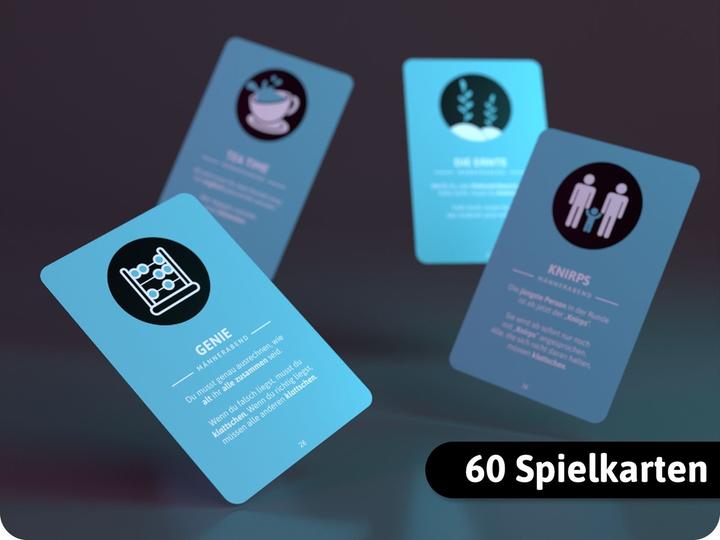 Image du produit Denkriesen klattschen® - Soirée HOMME - L'extension officielle du jeu de boisson culte