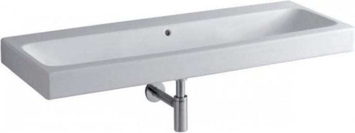 Image du produit Geberit iCon lavabo 120x48,5cm blanc, 124025 sans trous pour robinets (195 mm, 1220 mm)