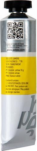 Produktbild Pebeo Artist Acrylics Extrafein Acrylfarben (Hansagelb Hell, 37 ml)