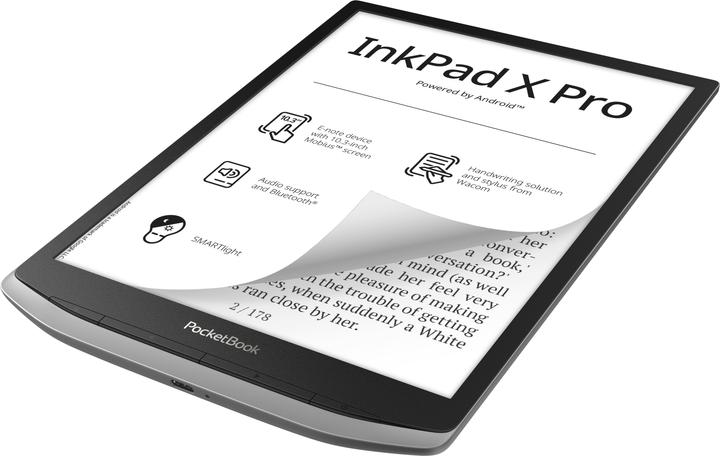 Produktbild PocketBook InkPad X Pro DACH-Version (10.30", 32 GB, Mist Grey)
