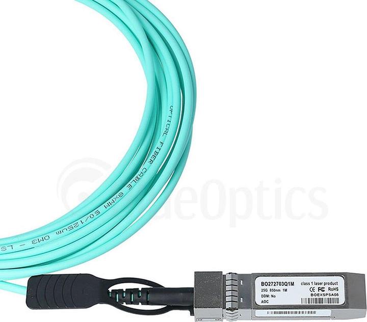 Actual product image BlueOptics Cisco SFP-25G-AOC4M compatible AOC SFP28 BO272703Q5M