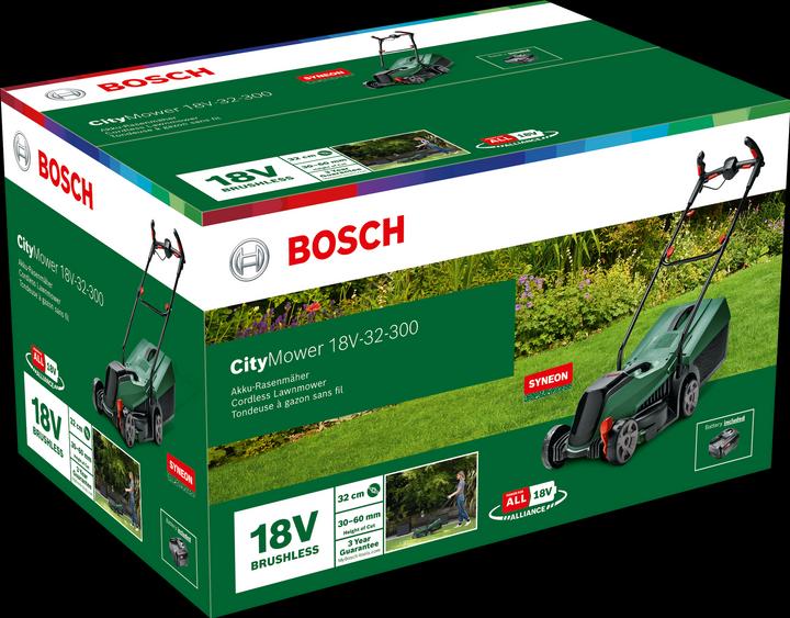 Produktbild Bosch Home & Garden CityMower 18V-32-300 (Akkubetrieb)