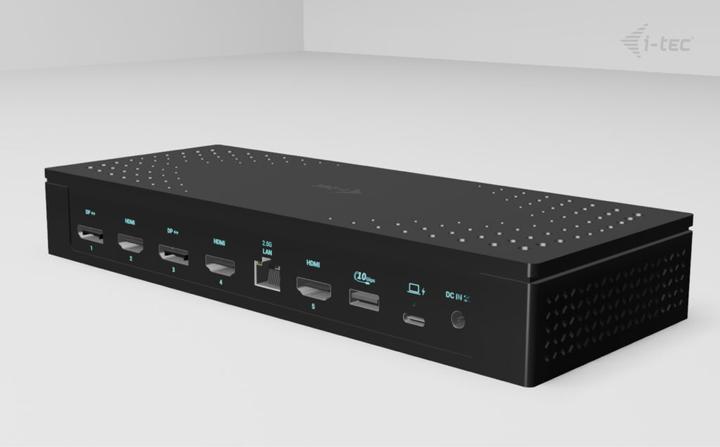 Produktbild i-tec Universal 5x 4K/60Hz Display Docking Station + Power Delivery 100W (USB-C)