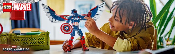 Immagine prodotto LEGO Nuova figura da costruzione di Capitan America (76296, LEGO Marvel)