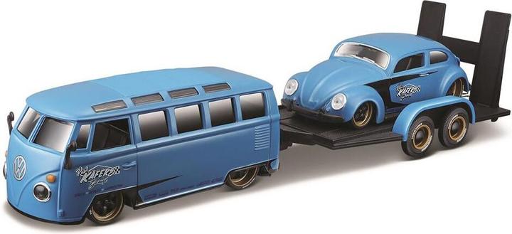 Actual product image Maisto VW T1 Van Samba & Volkswagen Beetle
