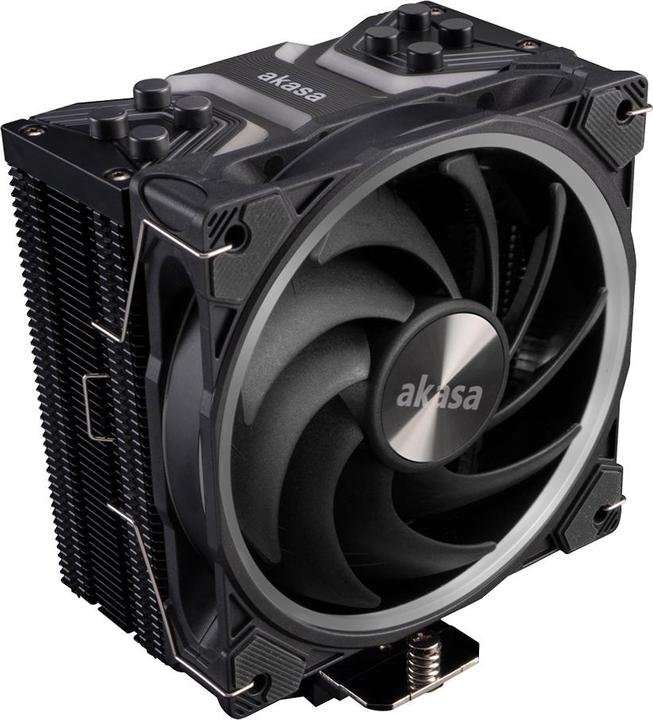 Produktbild Akasa Soho H4 Plus Processor Air cooler Black 1 pc(s) (153.60 mm)