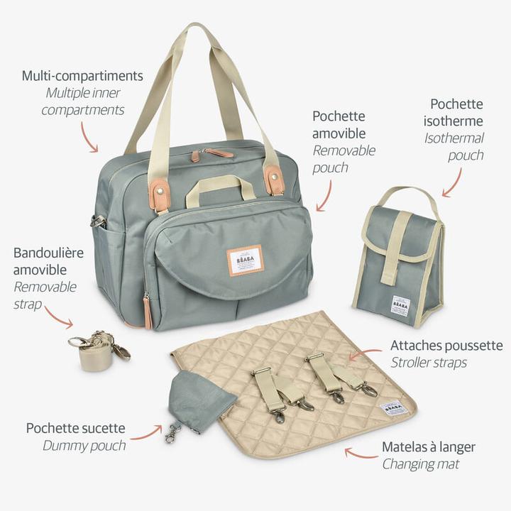 Actual product image Beaba Geneva diaper bag