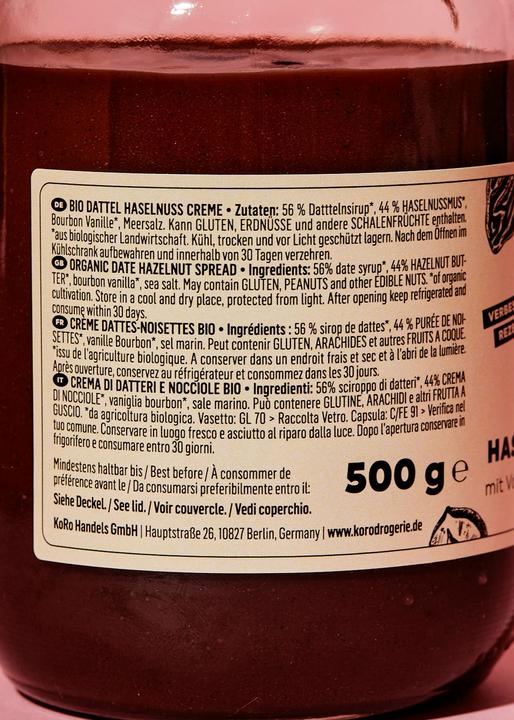 Image du produit KoRo Crème de dattes et noisettes bio (3000 g)