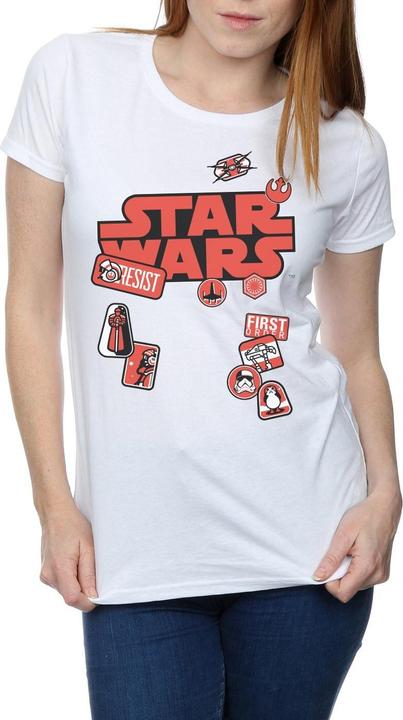 Image du produit Star Wars - T-shirt THE LAST JEDI BADGES - Femme (S)