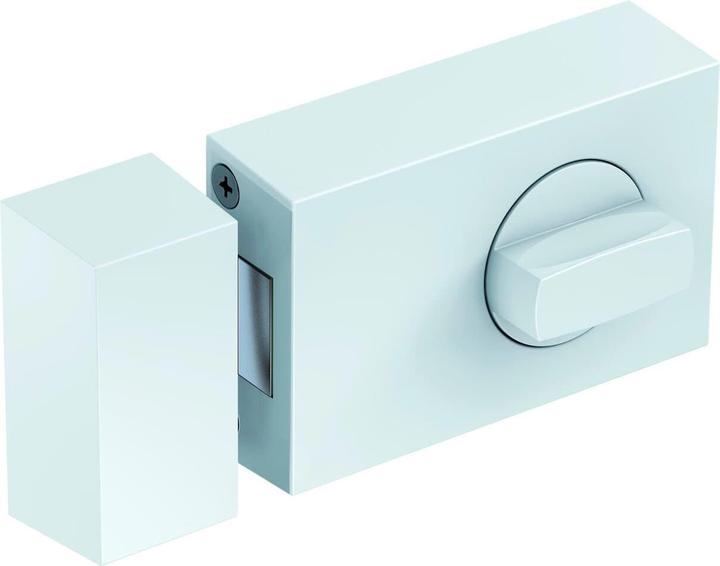 Produktbild Alpertec Kasten-Schloss mit Sperrbügel, Weiss