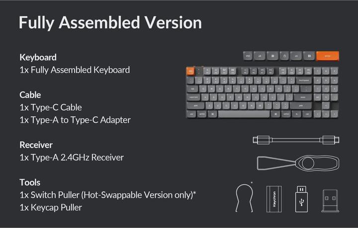 Immagine prodotto Keychron K13 Max (US, Cablato, Senza fili)