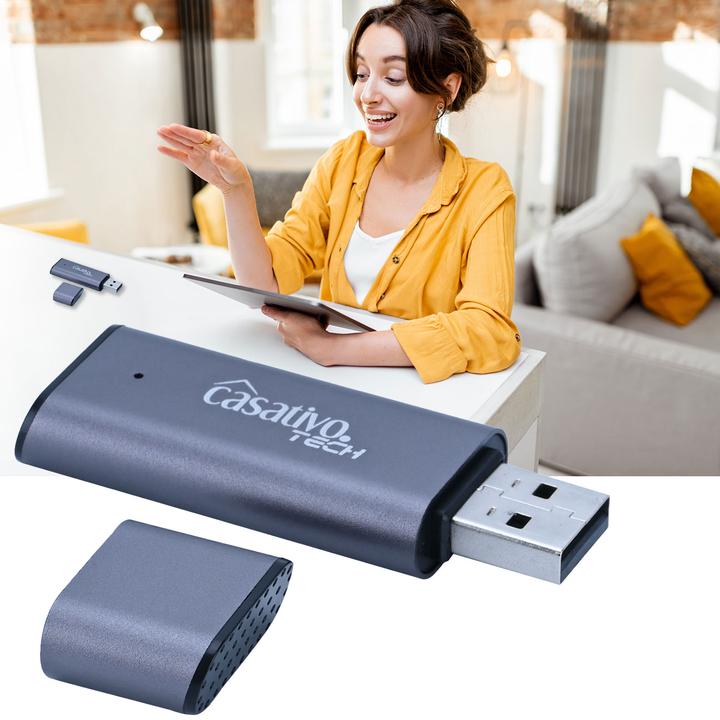 Produktbild Casativo 2in1 Digitaler Voice Recorder & USB-Stick mit Geräuschaktivierung, 8GB (8 GB)