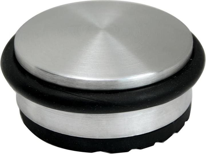 Produktbild Süd-Metall Türstopper Edelstahlfarbig mit Gummiring (Ø 8 cm)